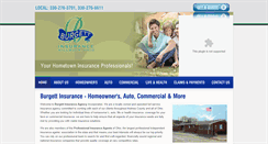 Desktop Screenshot of burgettinsurance.com
